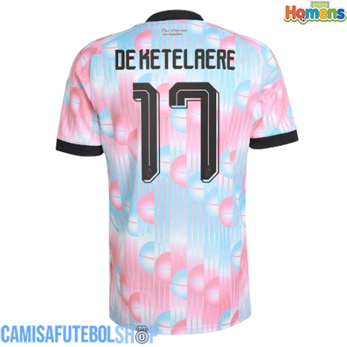Camisa de time de futebol Bélgica Charles De Ketelaere #17 Replicas 2º Equipamento Mundo 2026 Manga Curta
